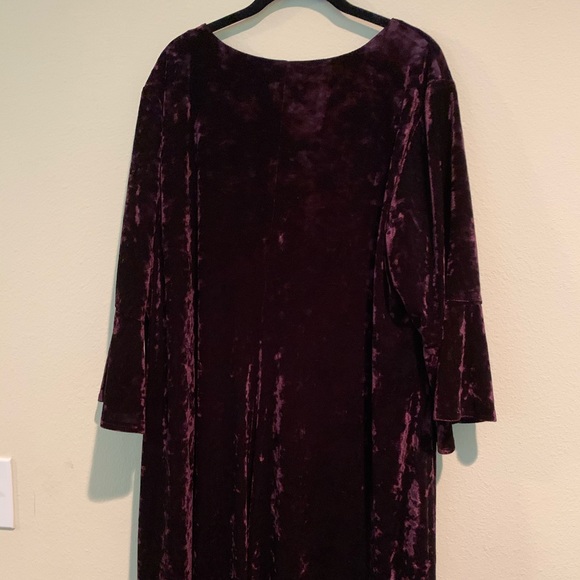 Jessica Howard Purple Velvet Dress - Picture 5 of 7